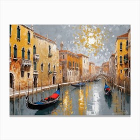 Venice Gondolas Canvas Print