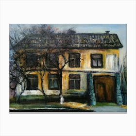House On The Street Canvas Print