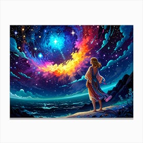 Dreaming Of The Stars Canvas Print