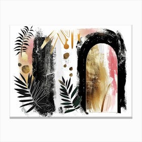 Gold Leaf Print Canvas Print