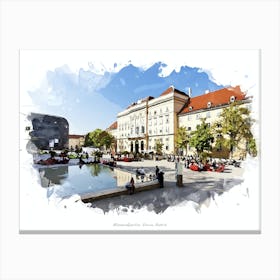 Museumsquartier, Vienna, Austria Canvas Print