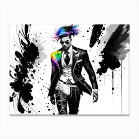 Rainbow Man Canvas Print