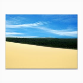 Desert Forest Sky Canvas Print