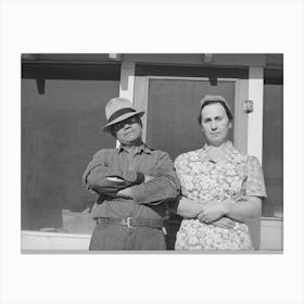 Untitled Photo, Possibly Related To Fruit Farmer And His Wife, Placer County, California, This Couple Have Changed Canvas Print