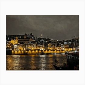 Porto Travel Art Portugal Canvas Print