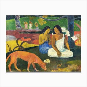 Arearea (1892), Paul Gauguin Canvas Print
