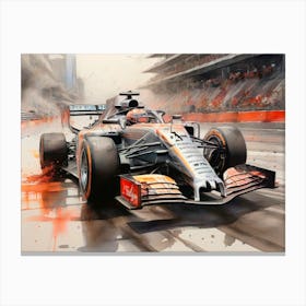 Force India F1 Car Canvas Print