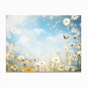 Daisy Field Canvas Print