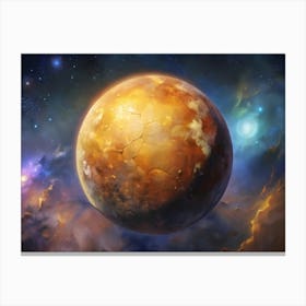 Planet In Space 1 Canvas Print