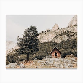 Mountain Cabin Canvas Print