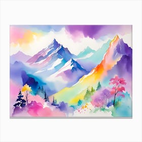 Mountain landscapes 3 Canvas Print