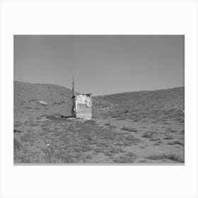 Solitude, An Outhouse On Property Of Frank Weeks, Near Williston, North Dakota By Russell Lee Canvas Print