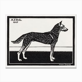 Dog, Julie De Graag Canvas Print