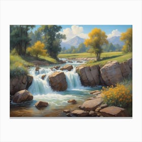 Waterfall 2 Canvas Print