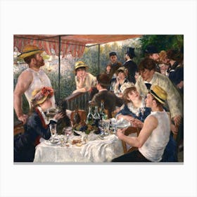 Luncheon Of The Boating Party (1880 1881), Pierre Auguste Renoir Canvas Print