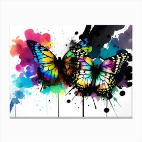 Colorful Butterflies 140 Canvas Print