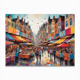 London Market 1 Canvas Print