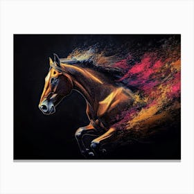 Horse Painting Canvas Print