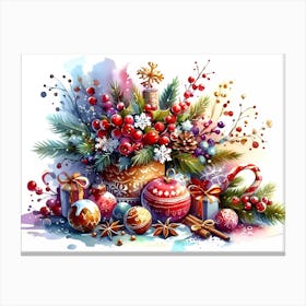 Christmas Decorations Canvas Print