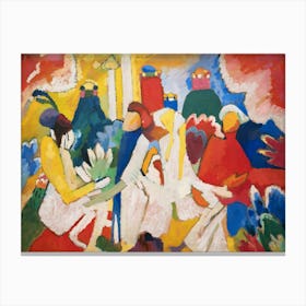 Oriental, Kandinsky Canvas Print