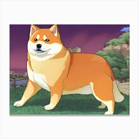 Shiba Inu 2 Canvas Print