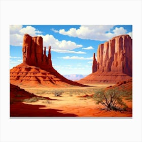 Monument Valley 1 Canvas Print