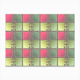 Mosaic Pattern Canvas Print