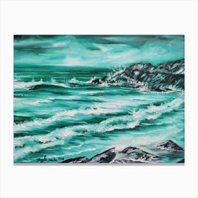 Dark Tides 1 Canvas Print