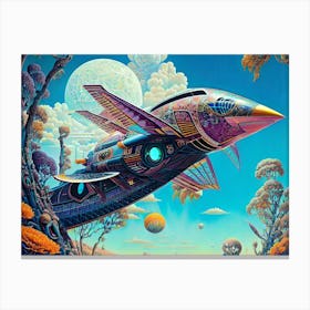 Spaceship Canvas Print