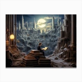 Joy Of Reading 32 Canvas Print