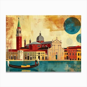 Venice Skyline 1 Canvas Print