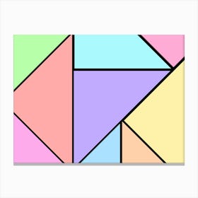 Geometric Shapes 3 Canvas Print