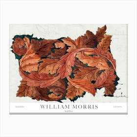 William Morris Prints Acanthus Autumn Fall Leaves Original Landscapes Landscape Botanical Vintage Canvas Print