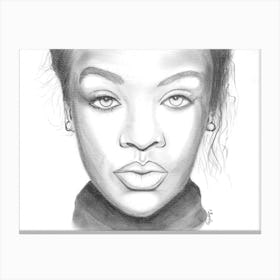 Rihanna Canvas Print