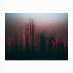 Abu Dhabi Skyline Canvas Print