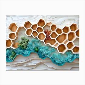 Beehive Wall Art Canvas Print