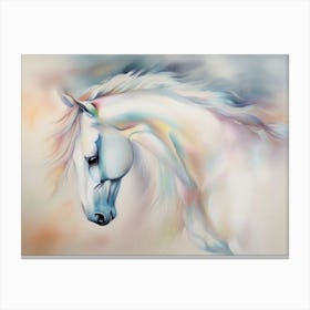 White Horse 2 Canvas Print