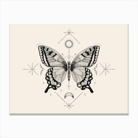 Butterfly Tattoo Canvas Print