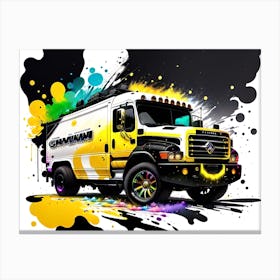 Truck Painting 1 Canvas Print