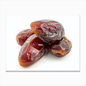 Dates On A White Background 13 Canvas Print