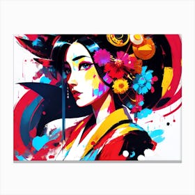 Geisha 112 Canvas Print