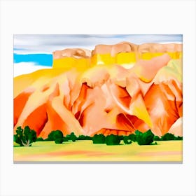 Georgia O'Keeffe - My Backyard, 1937 Canvas Print