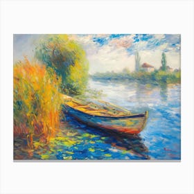 Contemporary Artwork Inspired By Claude Monet 1 Canvas Print