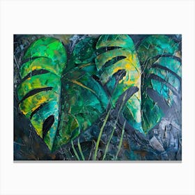 Monster Leaves 6 Canvas Print