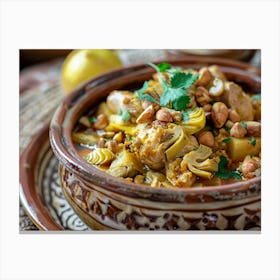 Moroccan Chicken Stew Canvas Print