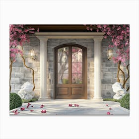 Entrance To A Home Canvas Print