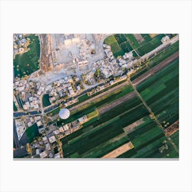 Aerial view of Luxor, Egypt 4 Canvas Print