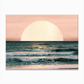 Summer Dreams- Ocean Beach Sunset Canvas Print