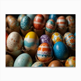 Colorful Easter Eggs 5 Canvas Print