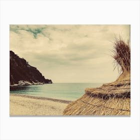 Mediterranean Beach Canvas Print